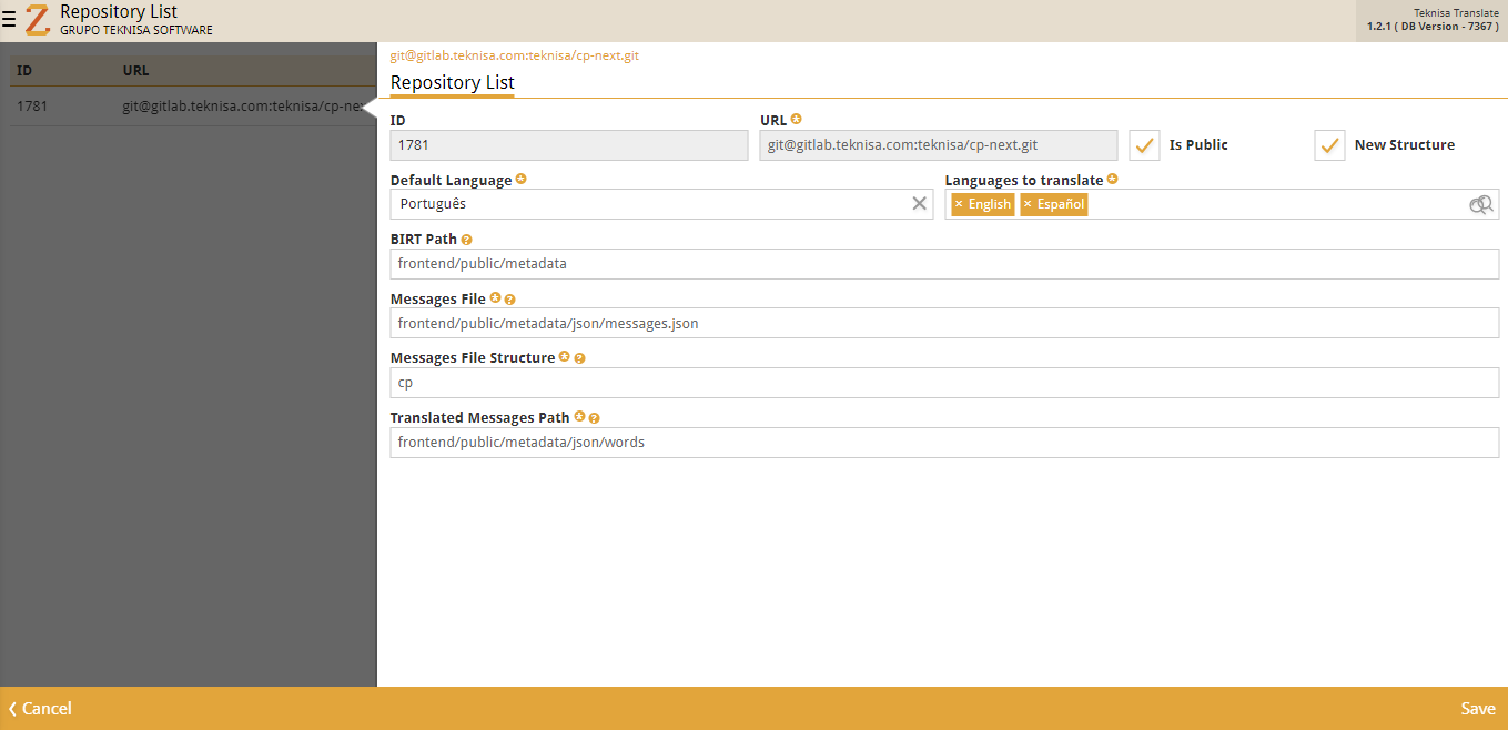 repositoryConfig